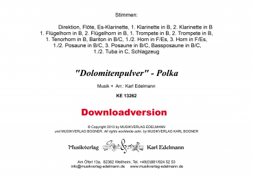"Dolomitenpulver" Polka - Download